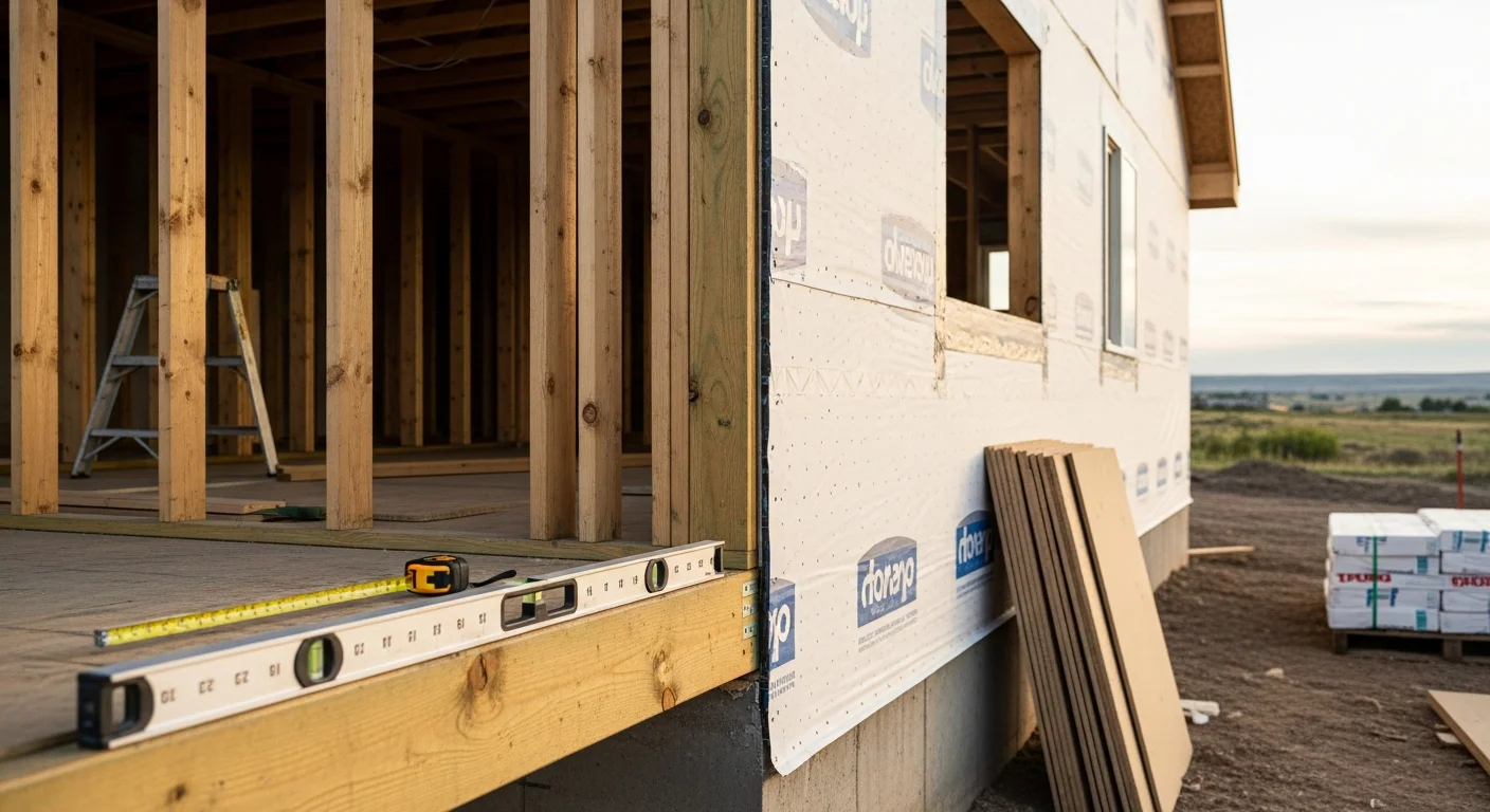 General contractor team working on home construction project